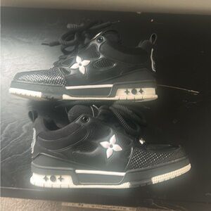 Louis Vuitton Black and White Sneakers